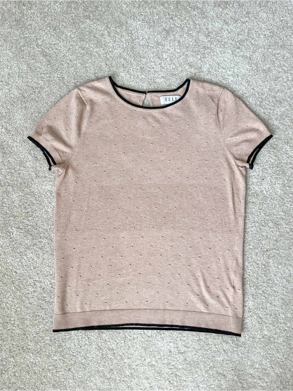 ELLE | Swiss Dot Knit | Sweater Top